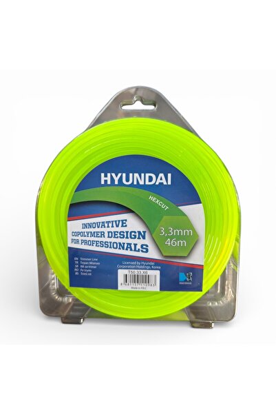 Hyundai HexCut Tırpan Misinası 3.3 mm 46 m – Altıgen Kopolimer Misina
