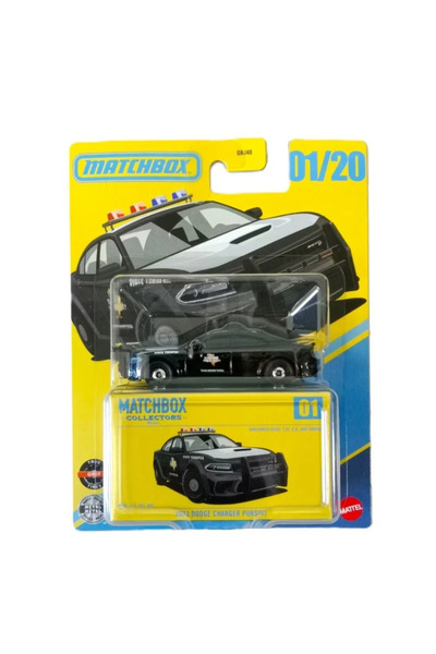 HOT WHEELS Matchbox Collectors 2023Dodge Charger Pursait JJW01 Metal Model Ar...