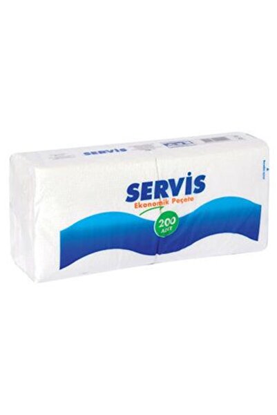 MATMEL 4 قطع مناديل تقديم بيضاء 200 قطعة