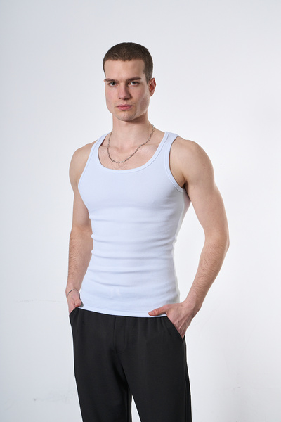 Mesfeno %100 Cotton Basic Corded Fabric Sportsman Athlete