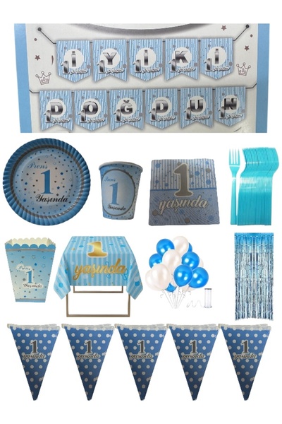 CAVAŞ sun hat Set pentru aniversarea de 1 an cu tematică Prințul - Pachet com...