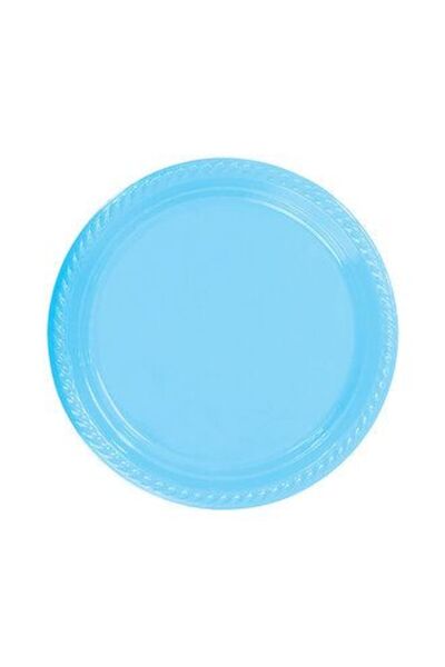 Roll-Up 5 قطع أطباق بارتي دريمز باللون الأزرق الفاتح مقاس 21 سم 25 قطعة 10 جرام