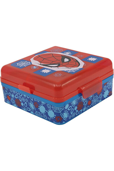 SPIDERMAN Square sandwich box with 3 compartments, Spiderman, 11.4x13.5x6 cm ...