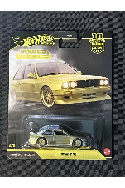 HOT WHEELS Car Culture 10. Yıl Özel Premium Power Trip '92 BMW M3 CHASE 0/5 K...