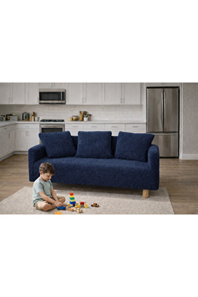 LOTUS PORT İki Kişilik Velsoft Peluş Kumaş