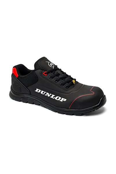 DUNLOP Matt pantofi de protecție impermeabili S3 SRC ESD bombeu compozit negru