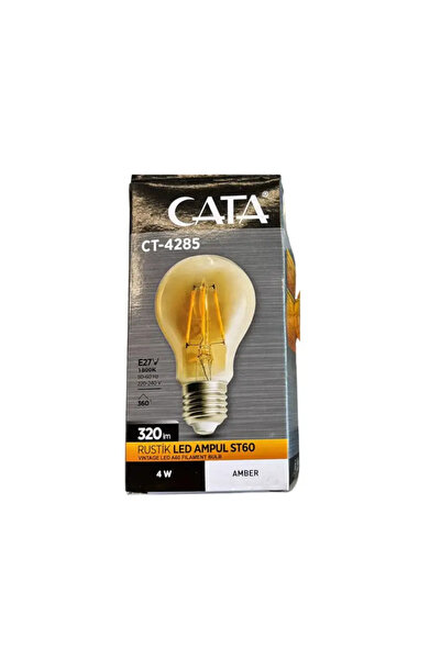 Cata CT-4283 FİLAMENT AMPUL AMBER 4W
