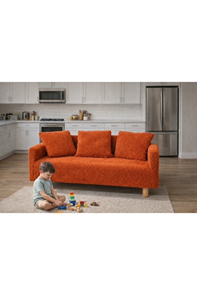 LOTUS PORT İki Kişilik Velsoft Peluş Kumaş