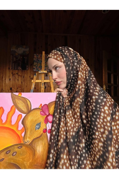 Dielle Ceylan bambi desen şal