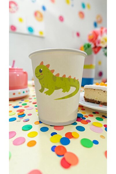 SBStrend Jungle Amazon Animal Lizard Birthday Party Event Disposable 7 oz 100...