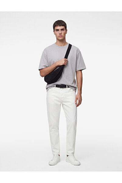 Koton Pantaloni din denim conici cu croială normală bumbac - Joe Jean