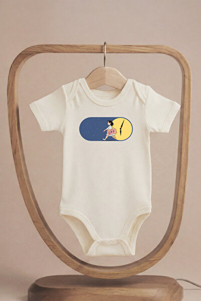 LilJoy بدلة أطفال عضوية 100% قطن قطع ذات طابع ليلي ونومي بأكمام قصيرة وأزرار ...