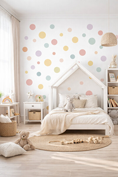genebekleriz Pastel Ton Puantiye Sticker