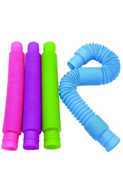 KRUZZEL Set de 20 de tuburi Pop, jucărie senzorială, ameliorarea stresului, t...