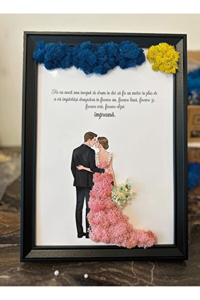 Handmade Tablou licheni Miri