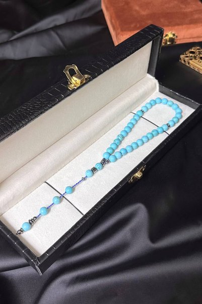 Kervan Tesbih Turquoise Natural Stone Rosary
