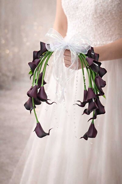 Acarflowers SARKAN GALA BORDO GELİN BUKETİ