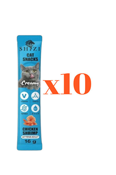 Shizi Creamy Krema Kedi Ödülü Tavuklu 10x16Gr
