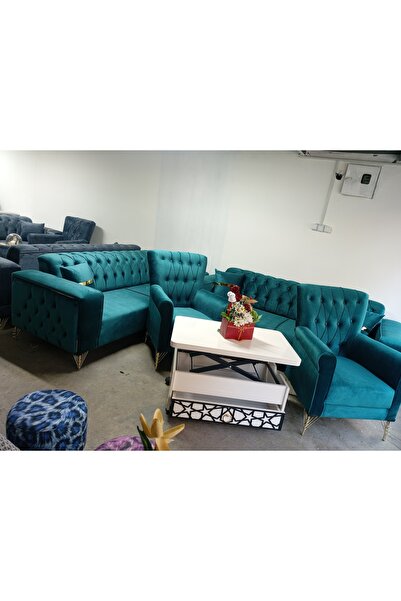 DİLA'S HOME MOBİLYA ZÜMRÜT OTURMA GRUBU