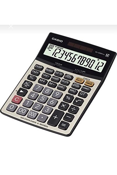 diğerr1 CasioDJ-220D Plus İşlem Köntröllü 12 Haneli Masaüstü Hesap makinası