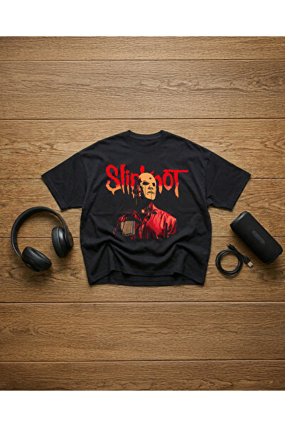 STİL-X Slipknot Printed Unisex 100% Cotton Pack Oversized T-Shirts