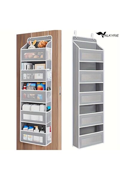 valkyrie Behind-The-Door Organizer 5 Pocketed Hanger Closet Organizer Multi-P...