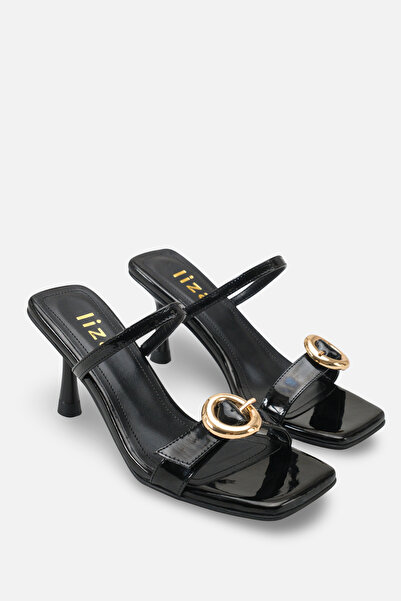 Liza Shoes AMANDE Papuci cu toc și cataramă în față pentru femei A012 - K665