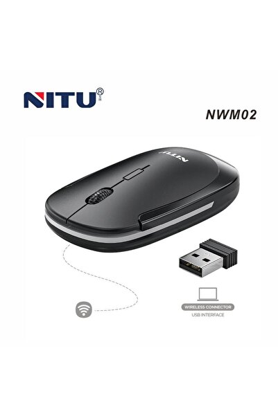 NITU Slim EX Wireless Mouse, Multi-Device Bluetooth & 2.4GHz Connection for m...