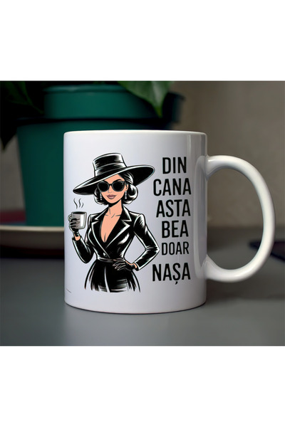 OEM Cana ceramica personalizata - pentru nasa - cadoul perfect