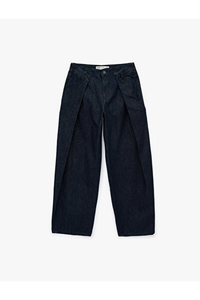 Koton Pantaloni cu croială confortabilă, bumbac piese, cu pliuri cu picior la...