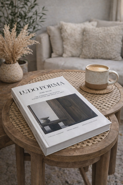 Marrone Ludo Forma Kitap Görünümlü Dekoratif Kitap Kutusu