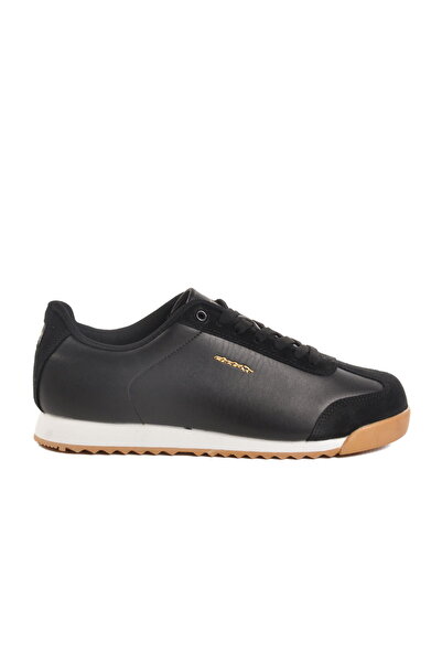 Aspor Black Crepe Men's Sports Shoes
