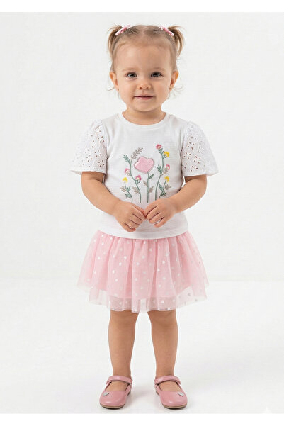 Cortigiani Girls T.Shirt S/S + Skirts, 36M