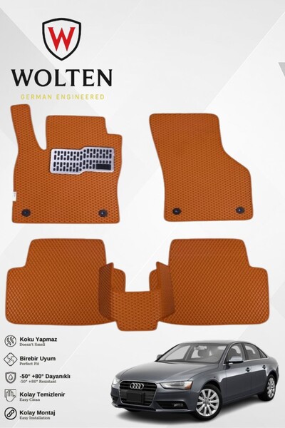 w wolten german engineered AUDİ-A4-SEDAN-(2008-2015) İÇİN EVA İÇ PASPAS TAKIM...