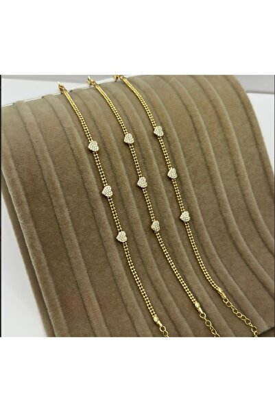 BULUT SEPETİ Vip Stone Heart Model Thin Bracelet
