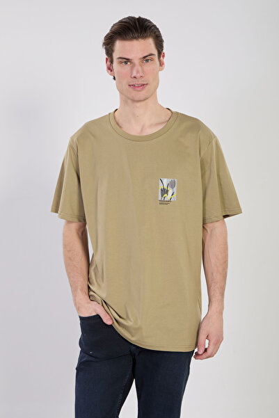 BARRELS AND OIL Erkek Çiçek Random Growth cu imprimeu tricou - Verde mucegai