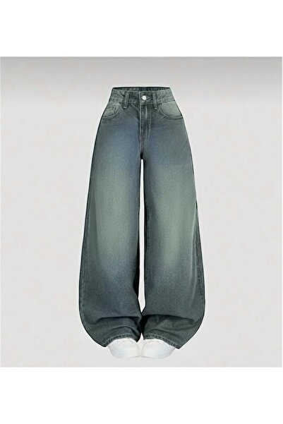 Gofeel ESKİTME YIKAMA UNİSEX BAGGY JEANS PANTOLON