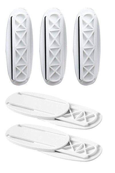 EasyLife 4 Pieces Power Strip Holder Wall Mount Self Adhesive