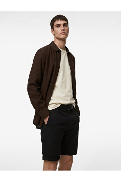 Koton Regular Fit Classic Collar Cotton Long Sleeve Shirt