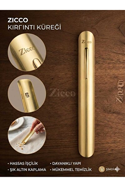 LOVYCO Luxury Gold Color Crumb Scoop - Metal Table Crumb Cleaner Waiter Type