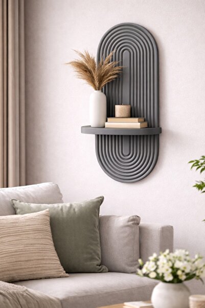 mdmetadesign Dekoratif Mebran Duvar Rafı