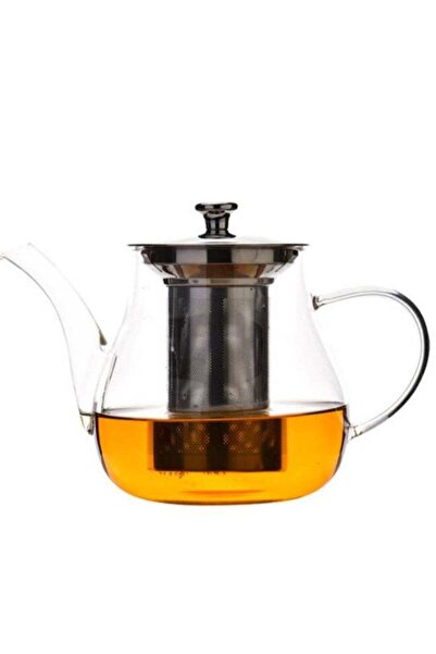 Generic Glass Teapot with Stainless Steel Infuser - 1200ml