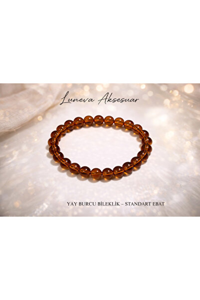 LUNEVA AKSESUAR Zodiac Bracelet – Elastic Beaded Bracelet – with 12 Zodiac Op...