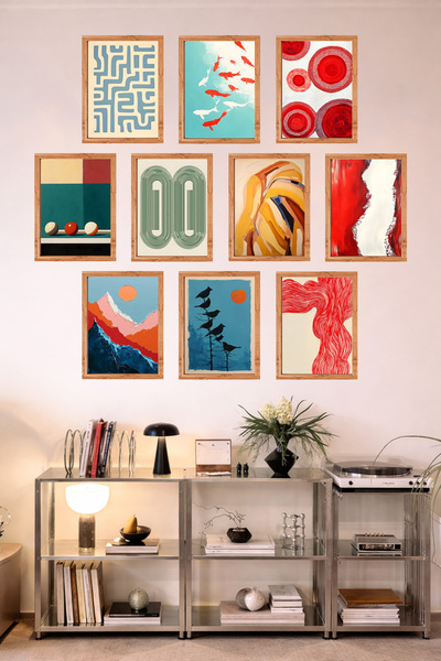 UNT Κουζίνα με εμφάνιση πλαισίου 10 στοιχείων |   Σύγχρονος |   Σετ ζωγραφική...