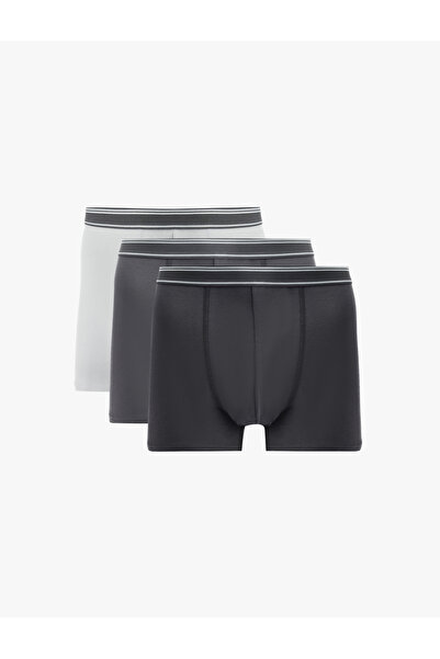 Koton Cotton 3-Piece Boxer Set with Waist Detail
