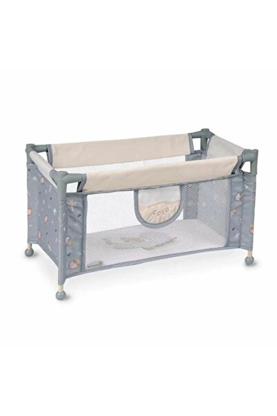 Decuevas Pătuț pentru bebeluși Coco, 50x29x30cm, Albastru, pentru păpuși de 4...