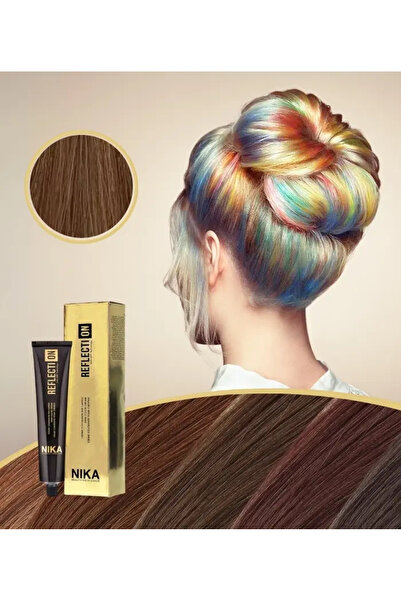 Nika Medium ash blonde hair dye 7.1/7A