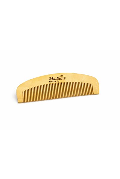 MADAMENATUREL 100% Natural 2-Piece Pinecone Comb Set (Made from Lemon Wood)