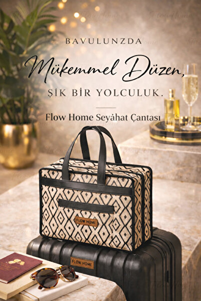 Flow Home Seyahat Çantası Valiz İçi Organizer Ayakkabı Kıyafet Düzenleyici Bö...