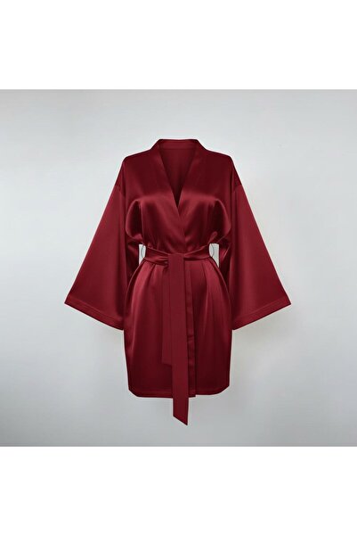 Sandrada SD Silky satin bathrobe for women